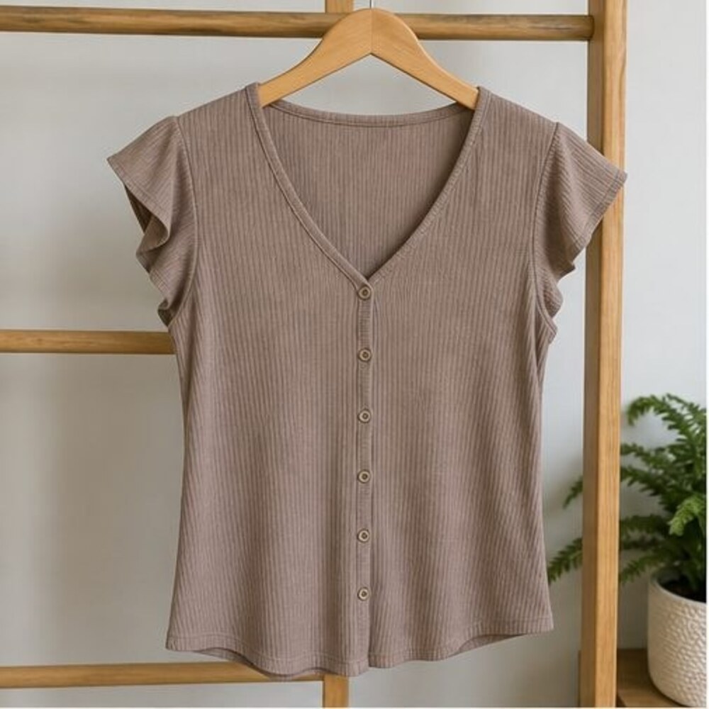 Taupe Tunic Blouse